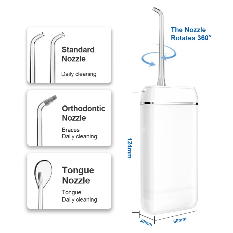 Hot Selling Mini Water Flosser Home Using Traveling OEMODM Wholesale Handheld Small Water Jet Orthodontic Support Oral Irrigator