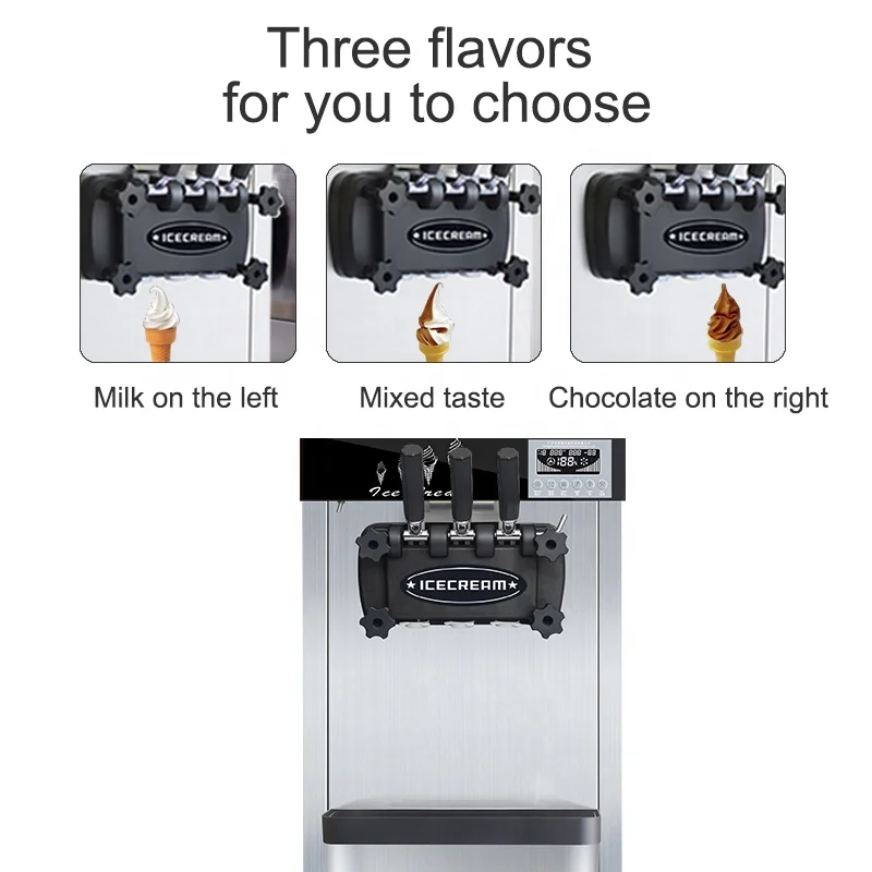 Soft Ice Cream Machine Soft Ice Cream Machine Desktop Ice Cream Machine