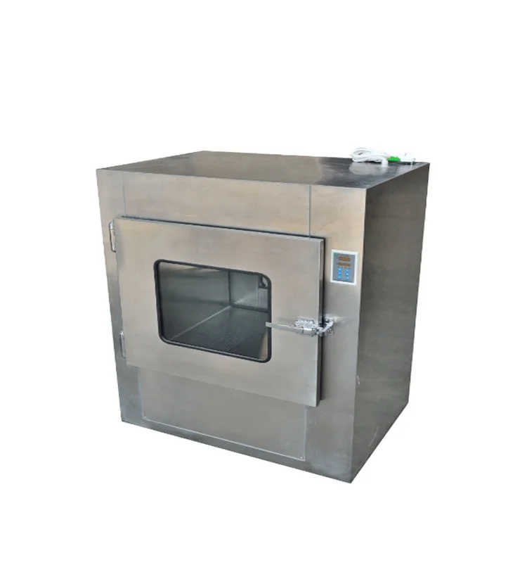 Ce Mechanical Electronic Pass Thru Box Cleanroom Pass Box Laminar Flow Pass Box For Clean Booth Clean Room