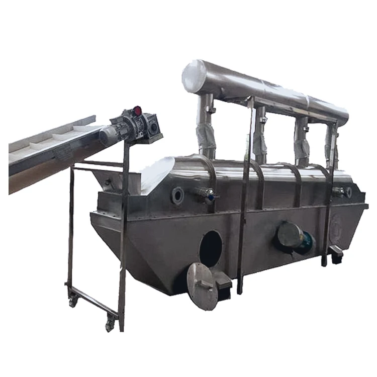 Hot sale Continuous Vibrating Fluid Bed Dryer Machine For Sugar,Food,Salt Drying Machine