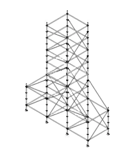 Hot Dip Galvanized Steel Frame Moving Layher Tower Truss scaffolding for sale