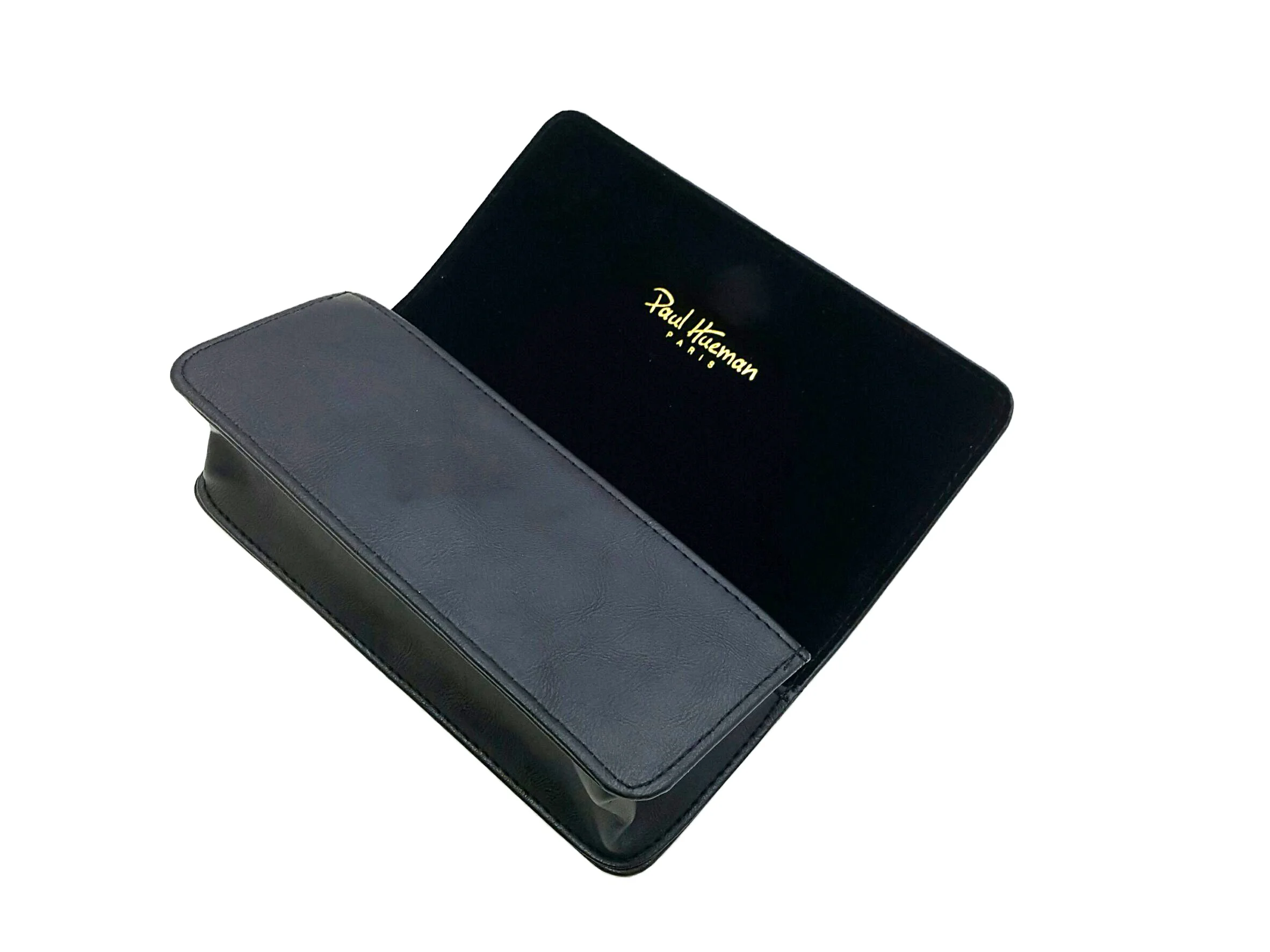 Custom Stamping Logo PU Leather Sunglasses Pouch