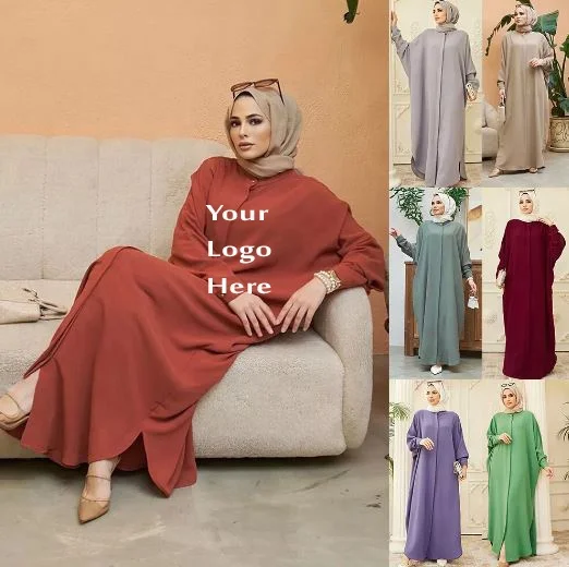 Wholesale Abaya Muslim Dress Islam Clothing Abayas For Women Kaftan Caftan Prayer Clothes Abaya Direct From BD