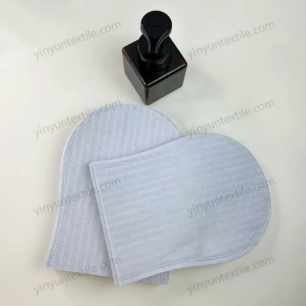 Disposable Cleansing No Rinse Body Mitts Wipes Adult Wash Glove For Camping