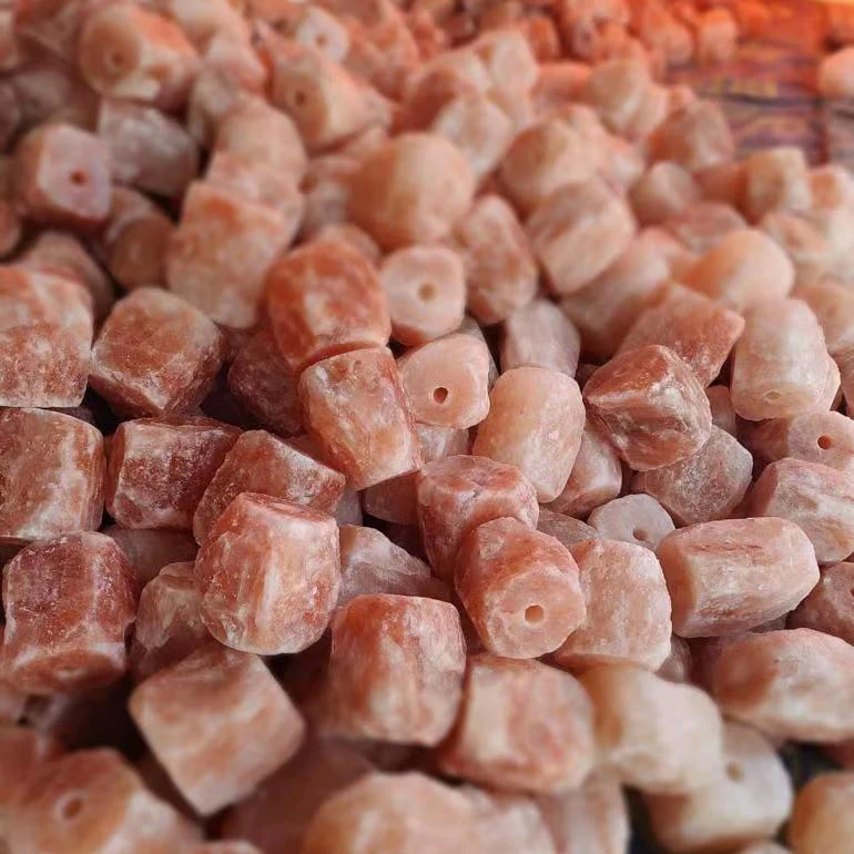 Pakistan Horse Cattle Rope Blocked Salt Lick Himalayan Animal Licking Himalayan Salt