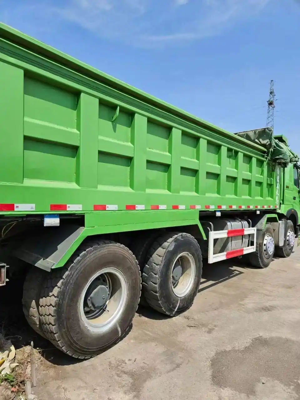 Howo Dump truck with 20/26 cubic cargo box popular 371/375 model dump tipper truck and used dump truck with good working ability