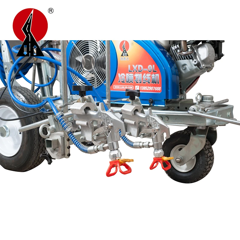 Factory Produce Hand-Push Cold Spray High Pressure Airless Spray Marking Street Line Paint Machine