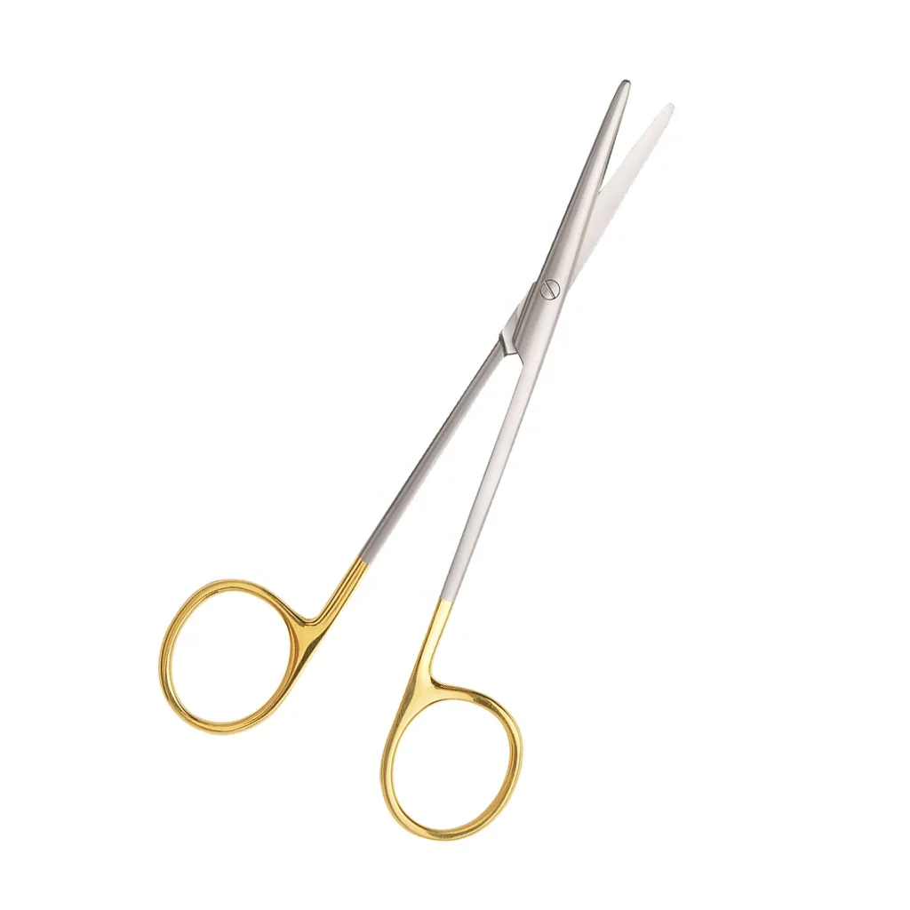 Metzenbaum Dissecting Scissor With Tungsten Carbide Surgical Scissor Straight & Curved Breast Augmentation Instruments