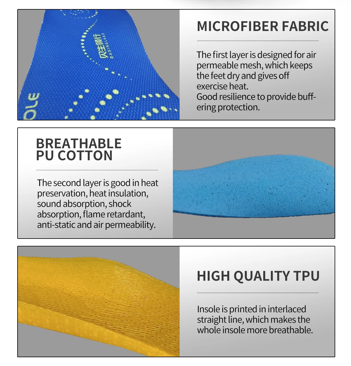 acupressure magnetic insoles for feet massage foot insole materials  insole manufacture