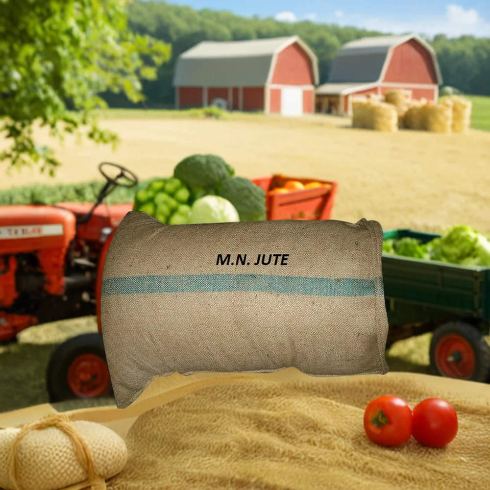 STD. Size 43'x29' LIGHT CESS Jute Sack Bags 100% Jute Fiber for Agriculture Screen Printing Custom Orders Accepted