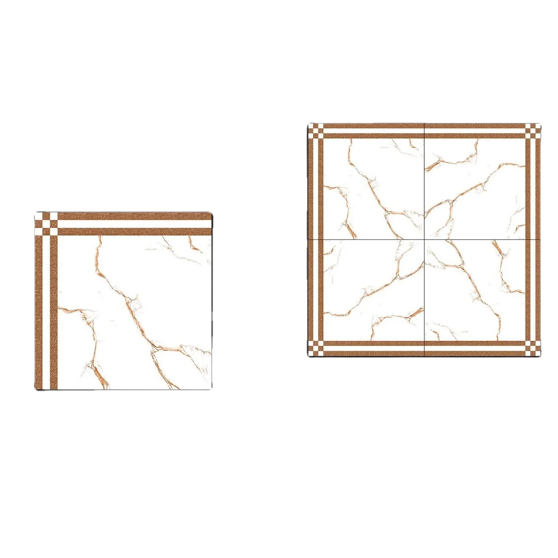Декоративная керамическая полированная плитка 40x40