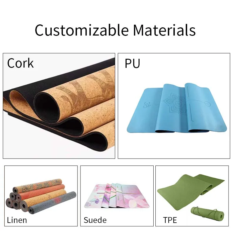Yoga Mat 5mm Premium Non-slip Yoga Mats for Women Men Kids Perfect Exercise Mat for Pilates Hot Yoga and Floor Workouts