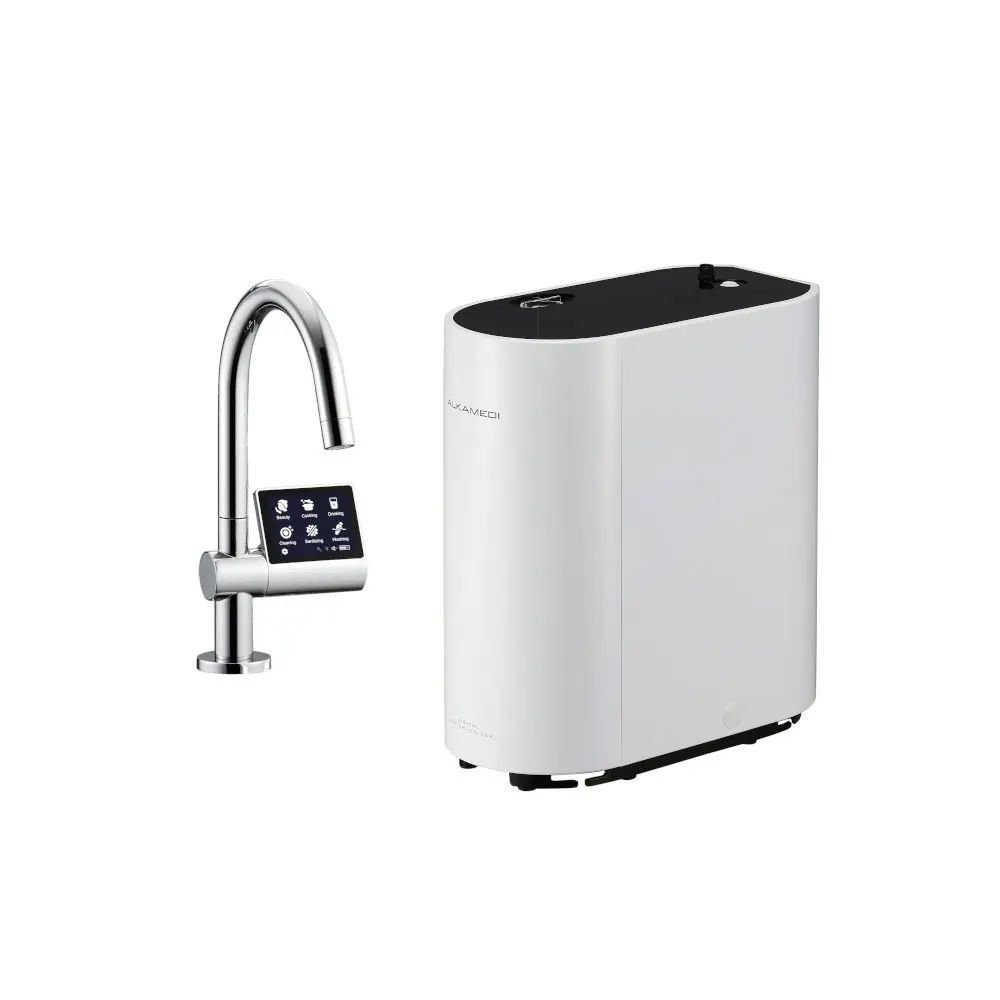 ALKAMEDI AMU 7000F 9 Matte Faucet Water Ionizer Electric Powered for Household Made in Korea B2B under-sink alkaline water