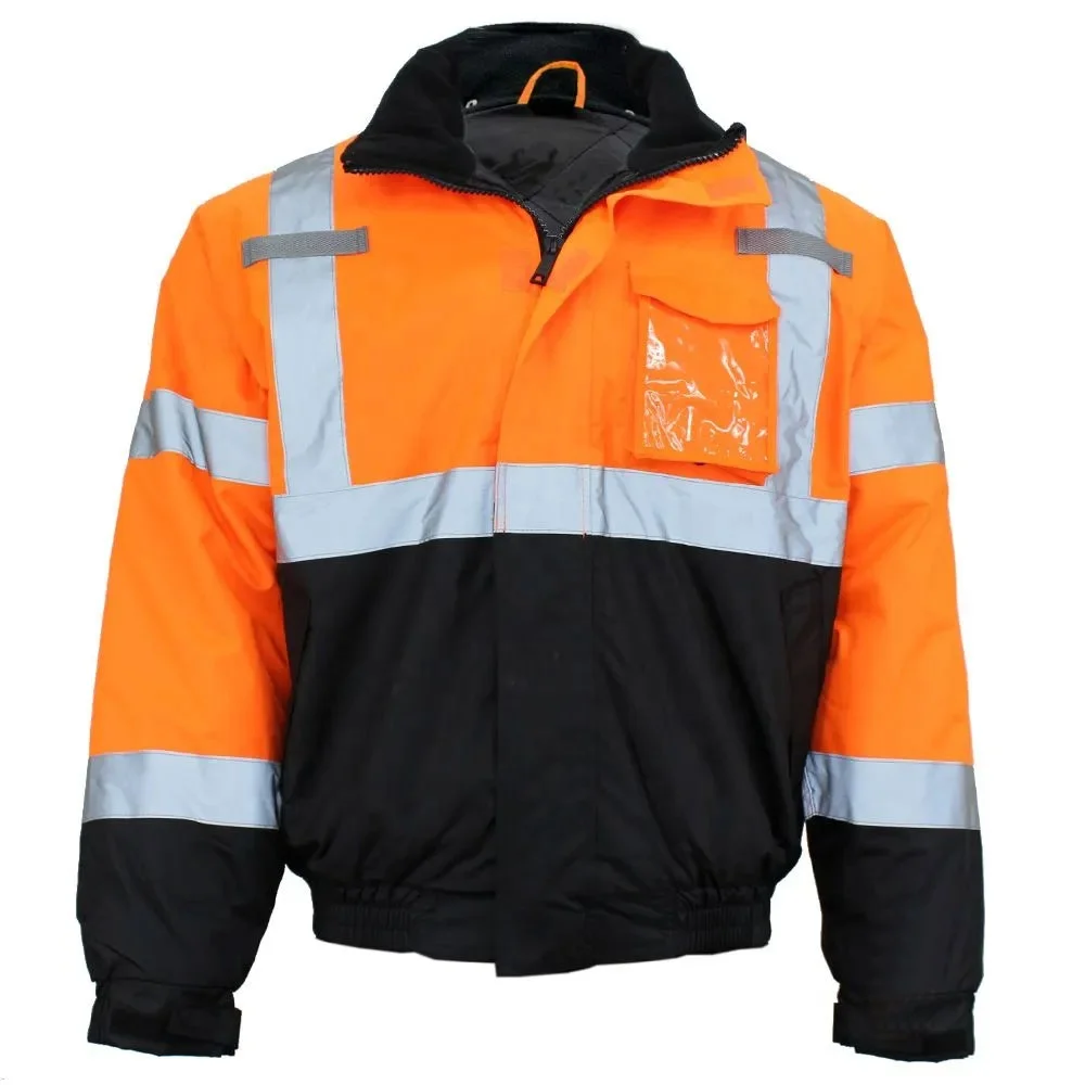 Safety Workwear Custom Safety Work Wear Jackets Reflective Motorcycle Waterproof Fluorescent Jacket