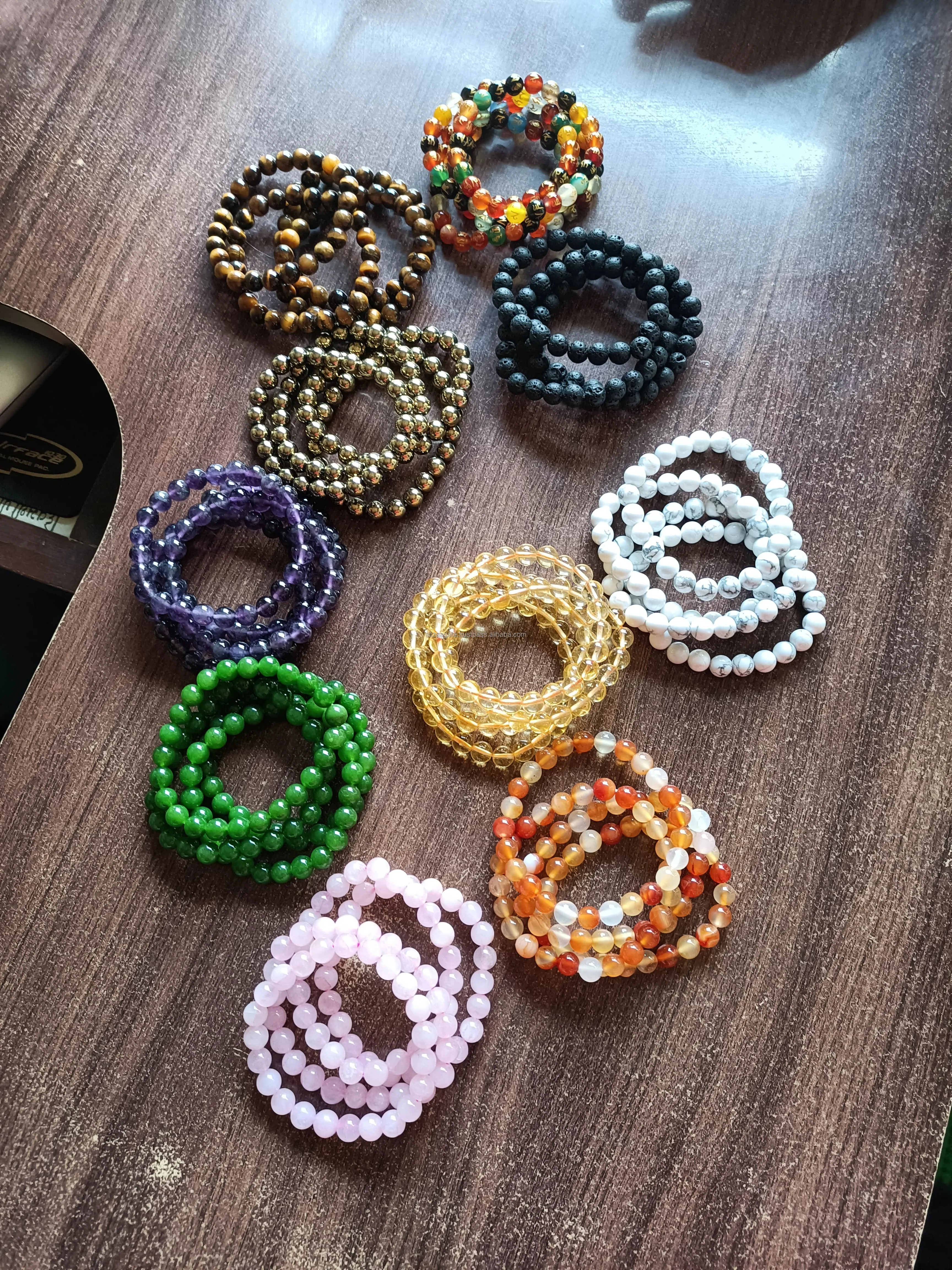 AAA Grade Genuine Citrine Bracelet for Women Men Natural Brazil Lemon Citrine Gemstone Beads New Citrine Bracelet Made Crystal