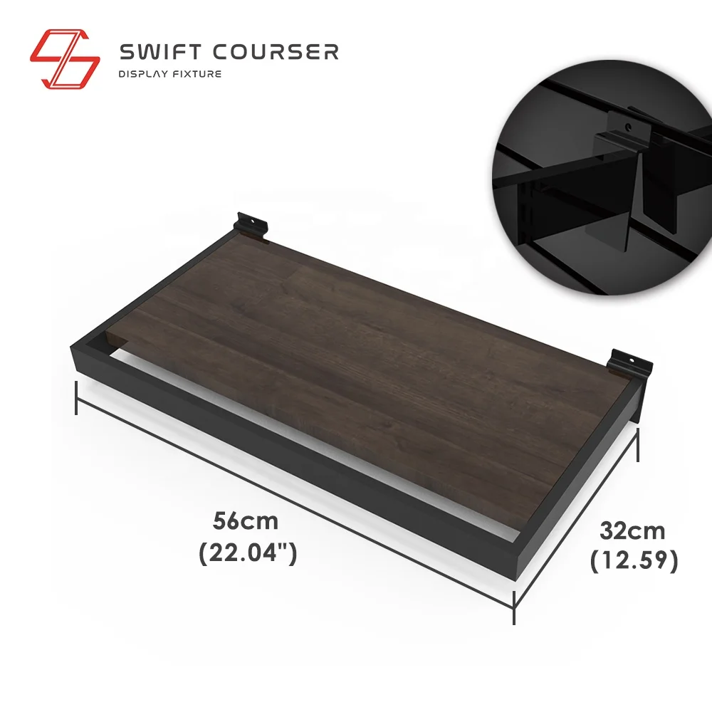 Store shelf for boutique supermarket