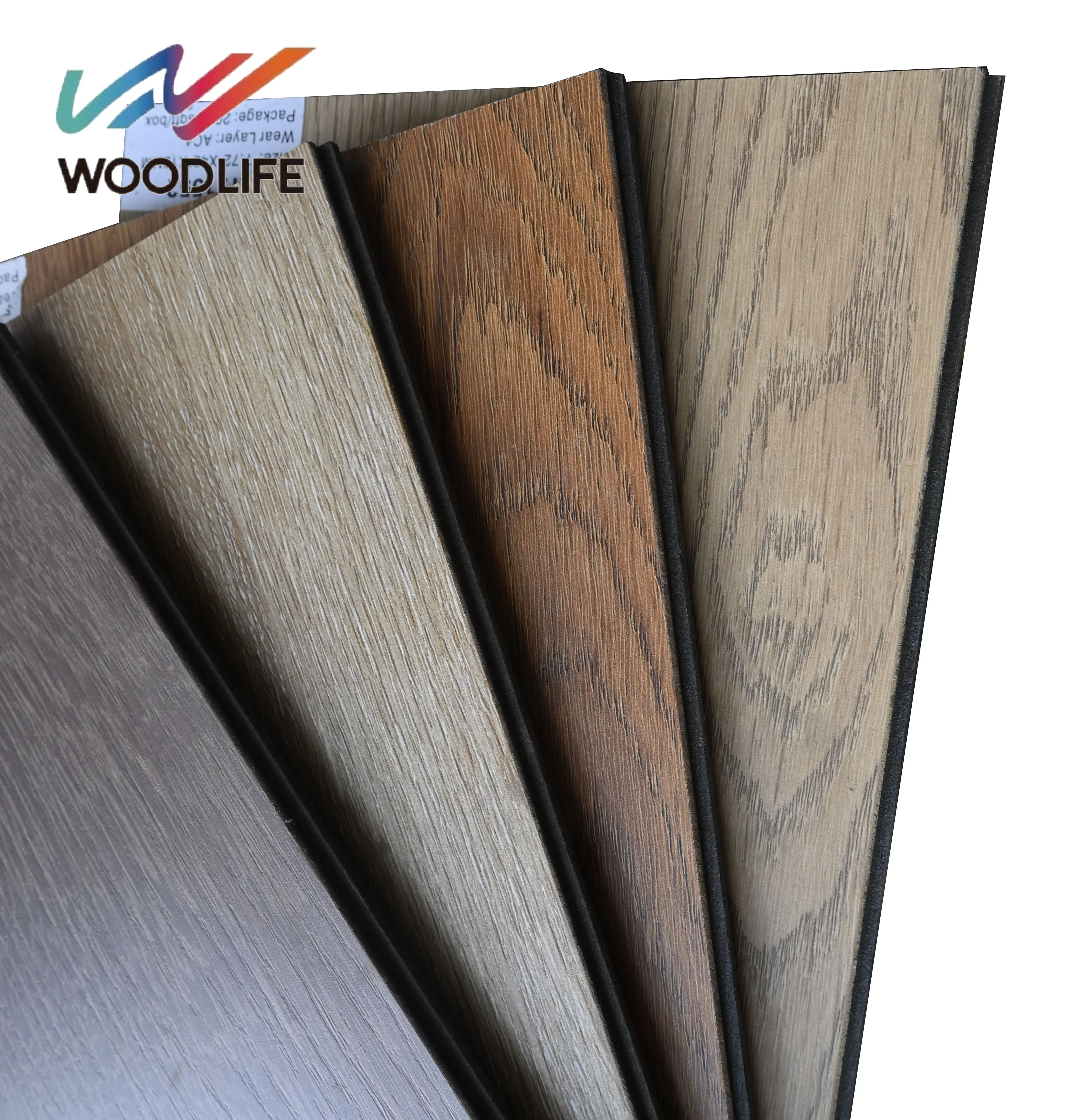 Wooden Flooring Home Office Herringbone Design Engineered HDF Wood AC4 8mm Laminate Flooring