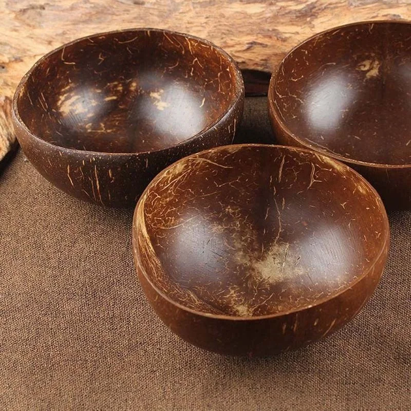 Coconut Bowl Natural Shape Coconut Shell Bowl Dessert  Bowl for Hotels