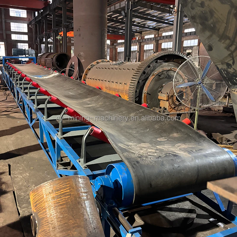 Long Distance Conveying Machine for Fertiliser, Sand, Coal, Gold Ore Conveyor Stainless Steel Conveyor Belt