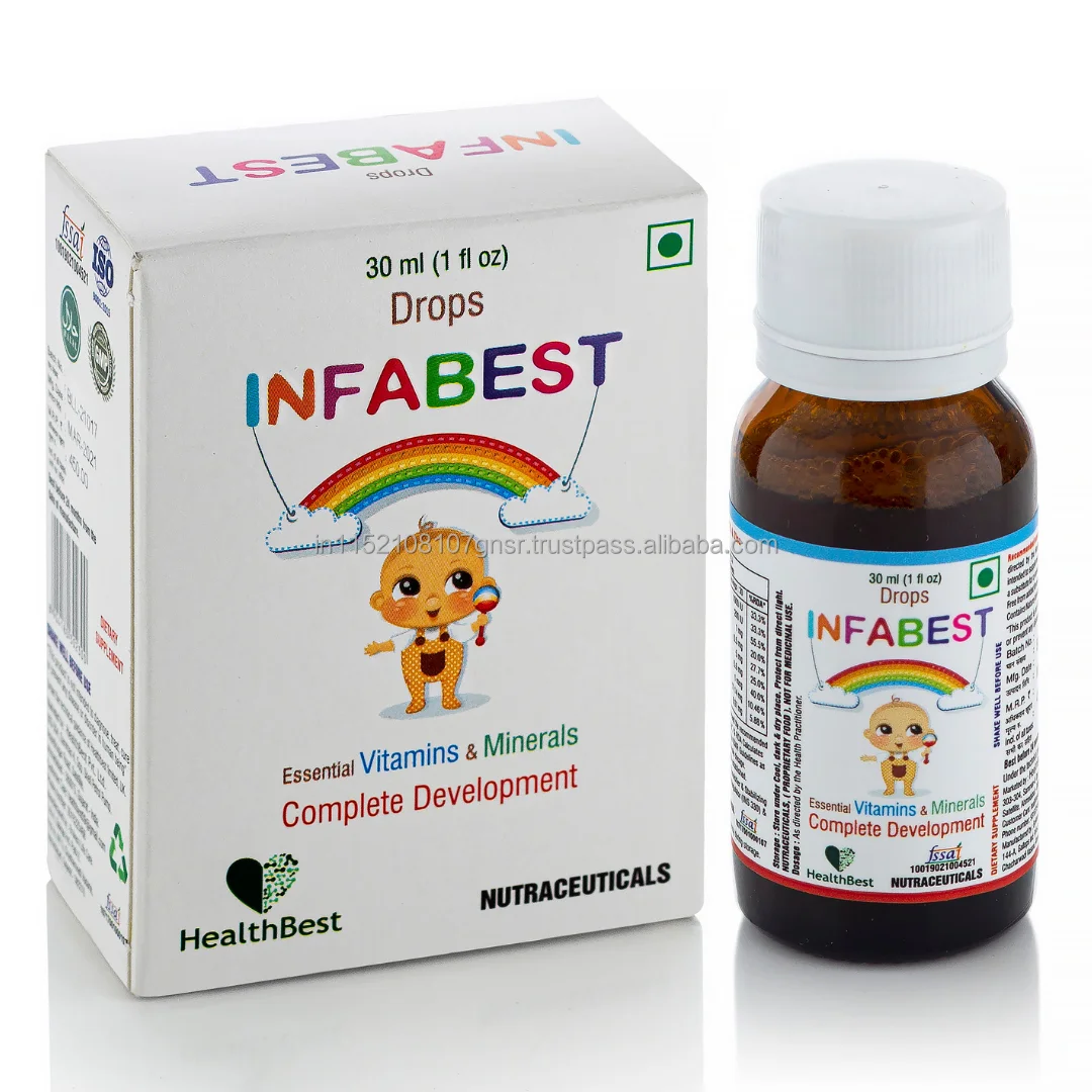 HealthBest Infabest Drops Multivitamins with Vitamin D3 & Zinc Kids & Toddlers