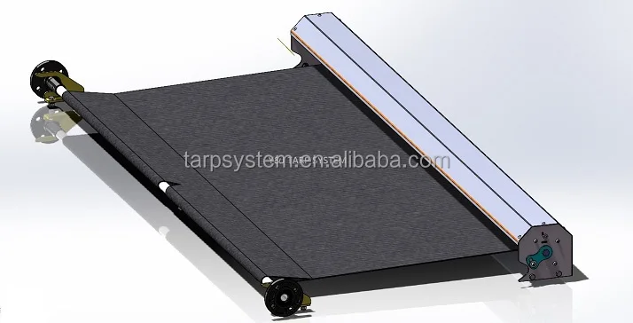 Полуавтоматические тянущиеся брезы для надежного использования на самосвалах и