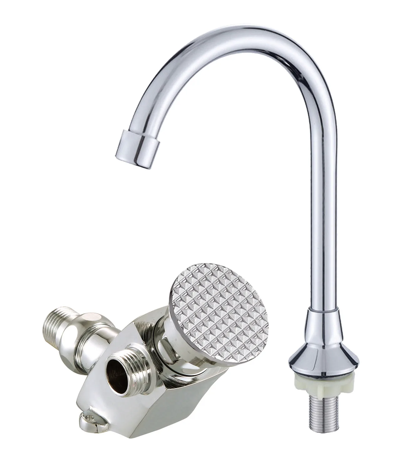 Pedal lab faucet foot operated water tap foot operated valve shut off valve