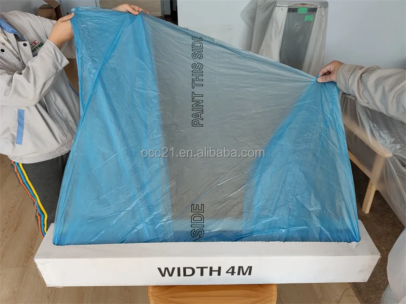 Polythene Sheeting Poly Roll  corona treatment 4M X 150M