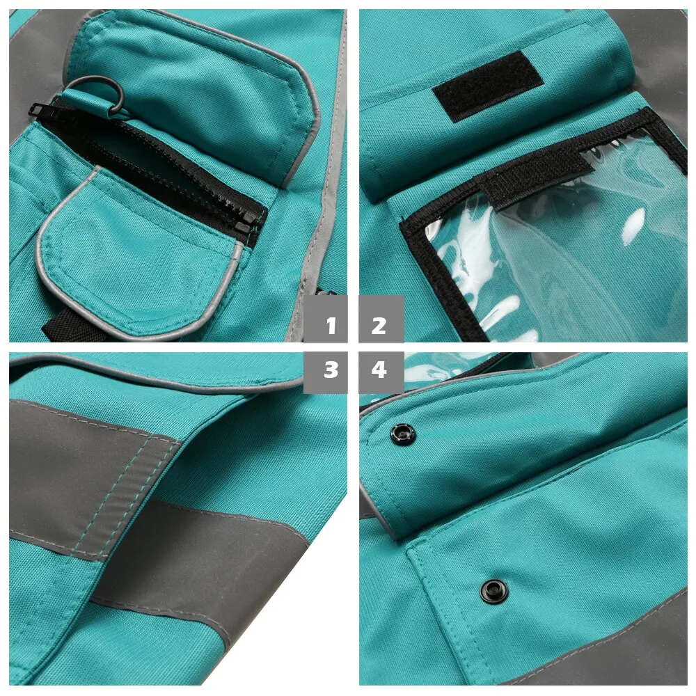 Top Quality Reflective Vest Safety Vest Jacket Strip Personal Security Construction High Visibility Hi Vis Work Safety vest
