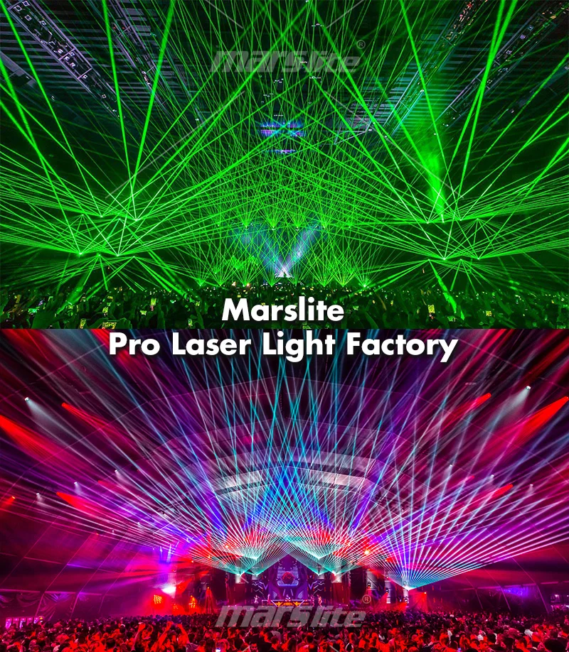 10W Outdoor Laser Light Show Equipment IP65 Laser Light ILDA Waterproof Pro Stage Projector Sky Dj Laser Lights for Night Club