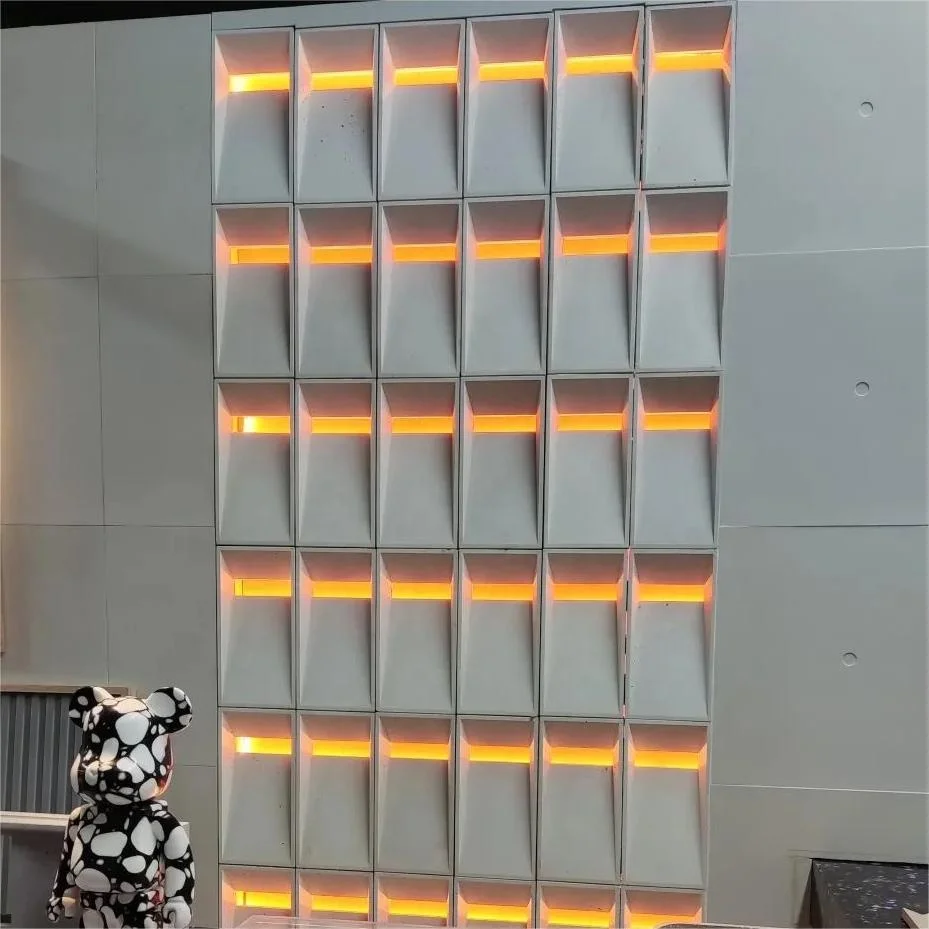 Concrete building block decorative hollow brick exterior and interior wall decoration