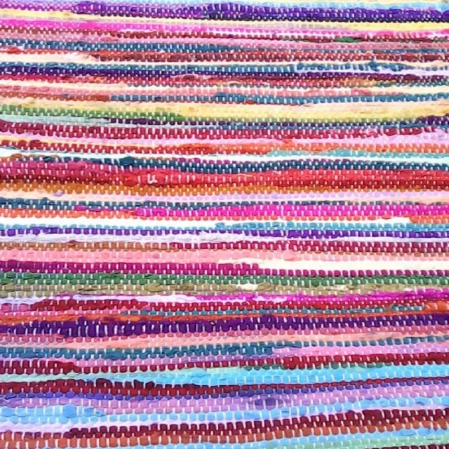 Indian Cotton Chindi Rag Rug Vintage Hand Woven Home Hotel Outdoor Custom Adults Fabric Floor Assorted Hand Loom 10F