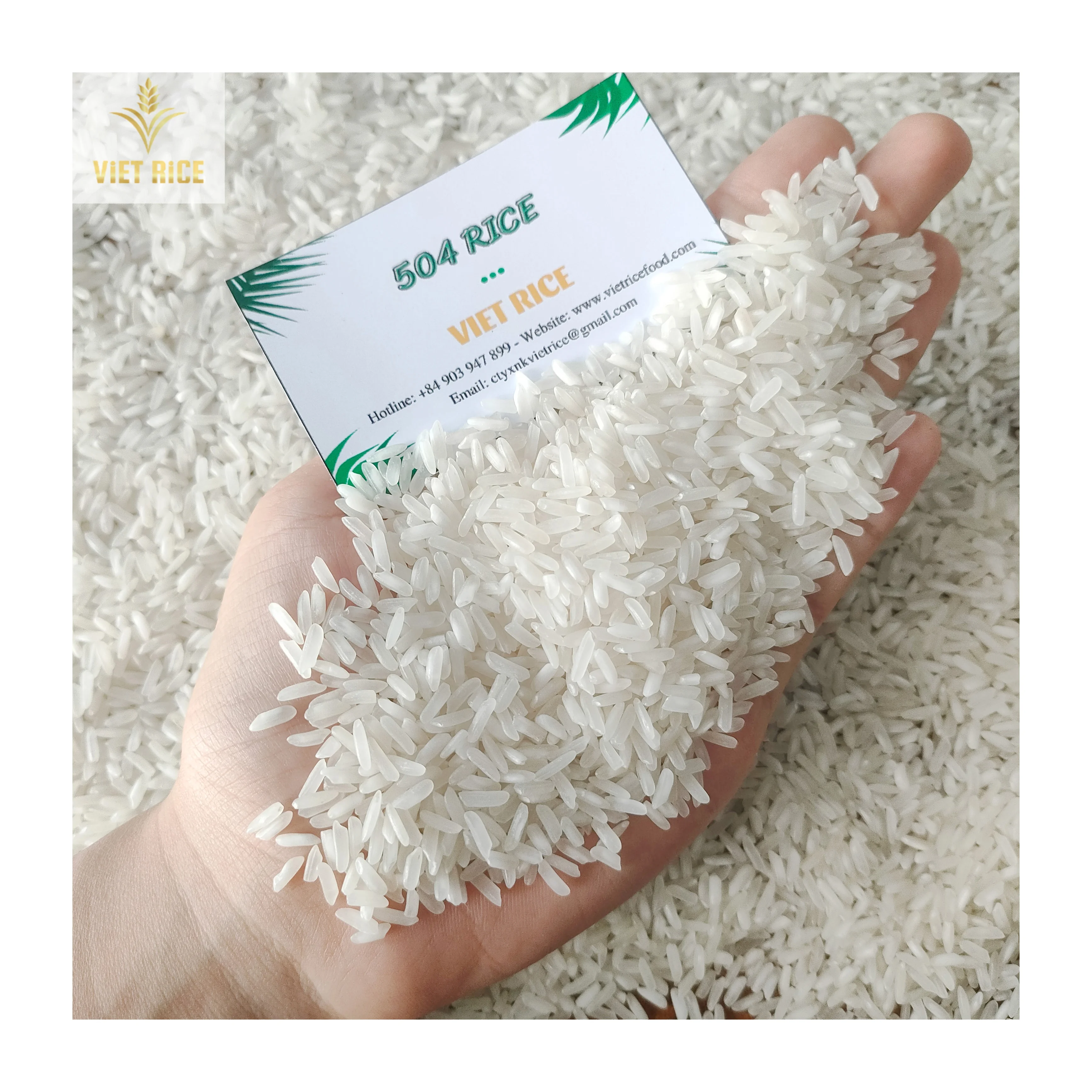 Вьетнамский белый рис с длинным зерном, 5% сломанный с завода по производству риса