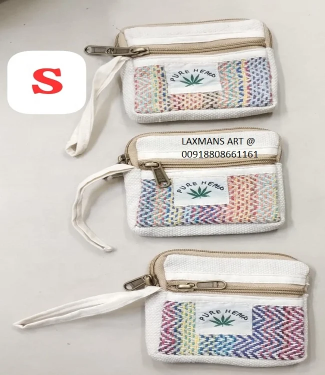 Утрендовые Кошельки для монет из хлопка конопли кошельки хлопковые монеты оптовая продажа
