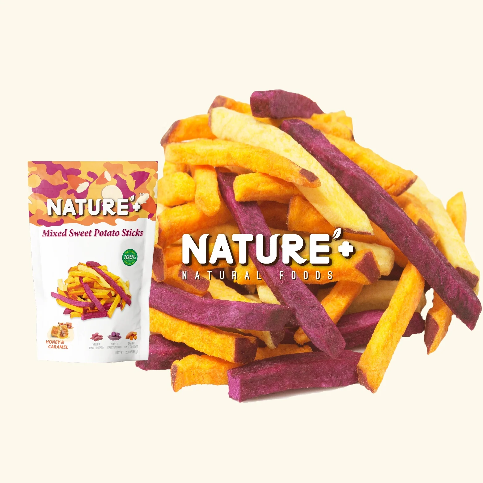 Вакуумные жареные снэки для сладкого картофеля без добавления сахара, закуски для веганов, производитель чипсов для здоровья