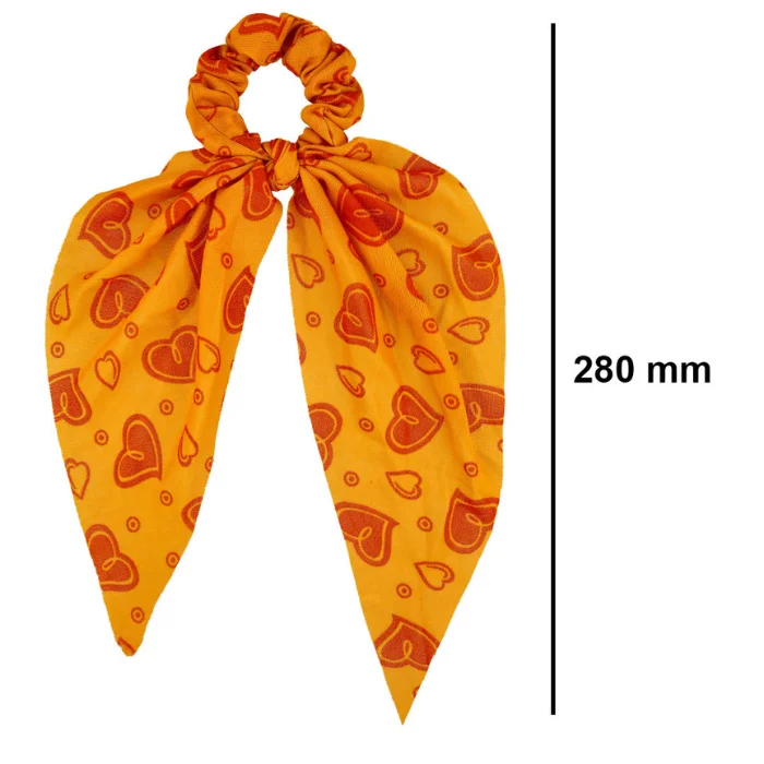 Buy Fashion Printed Rubber Bands in Assorted color Stylish Ribbon Rubber Hairband Hair Tie Accessories Collection 2022