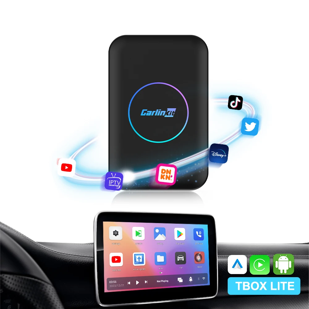 Carlinkit smart ai car play dongle android 10 ai android carplay wireless car radio android box carplay dongle
