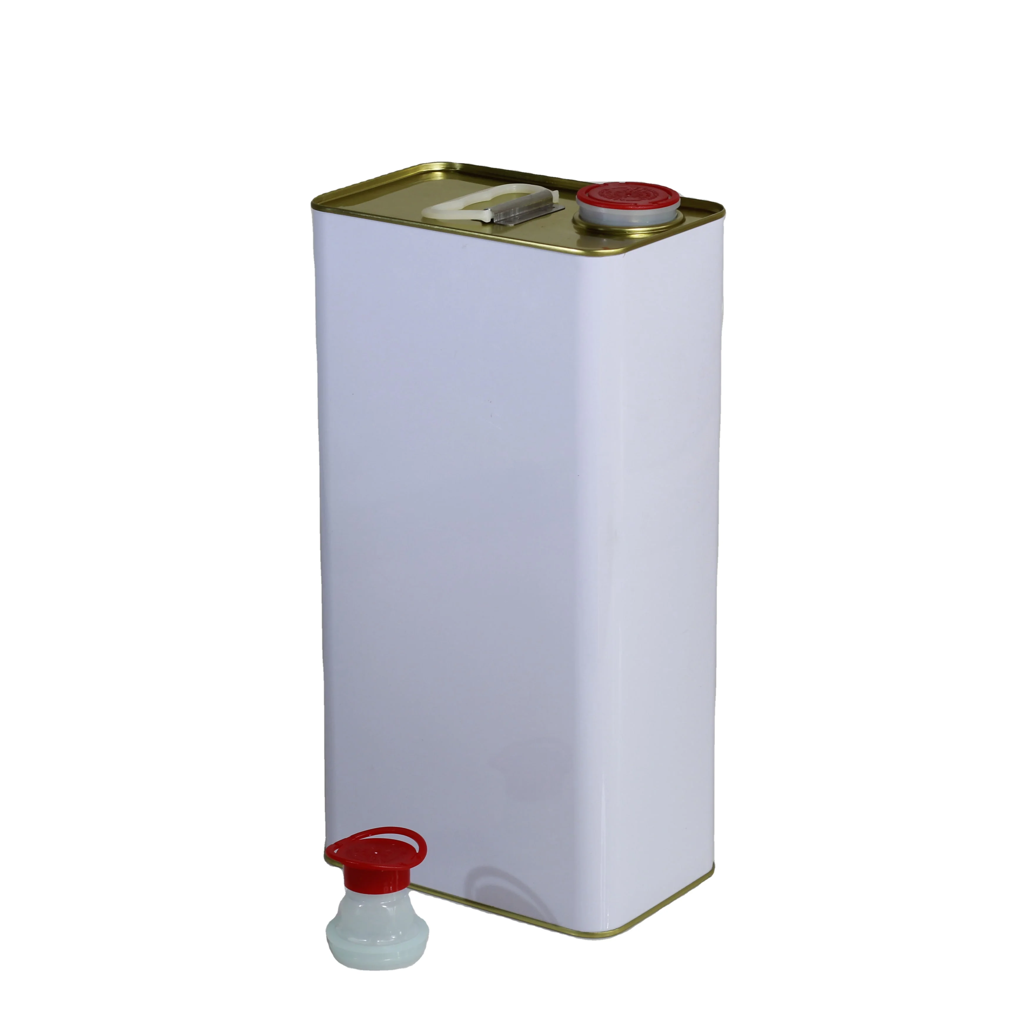 Best Quality 5 Liter Square Can 600,000 Piece/pieces Per Month 0.5L Metal Color Square Square Shape 0.25mm