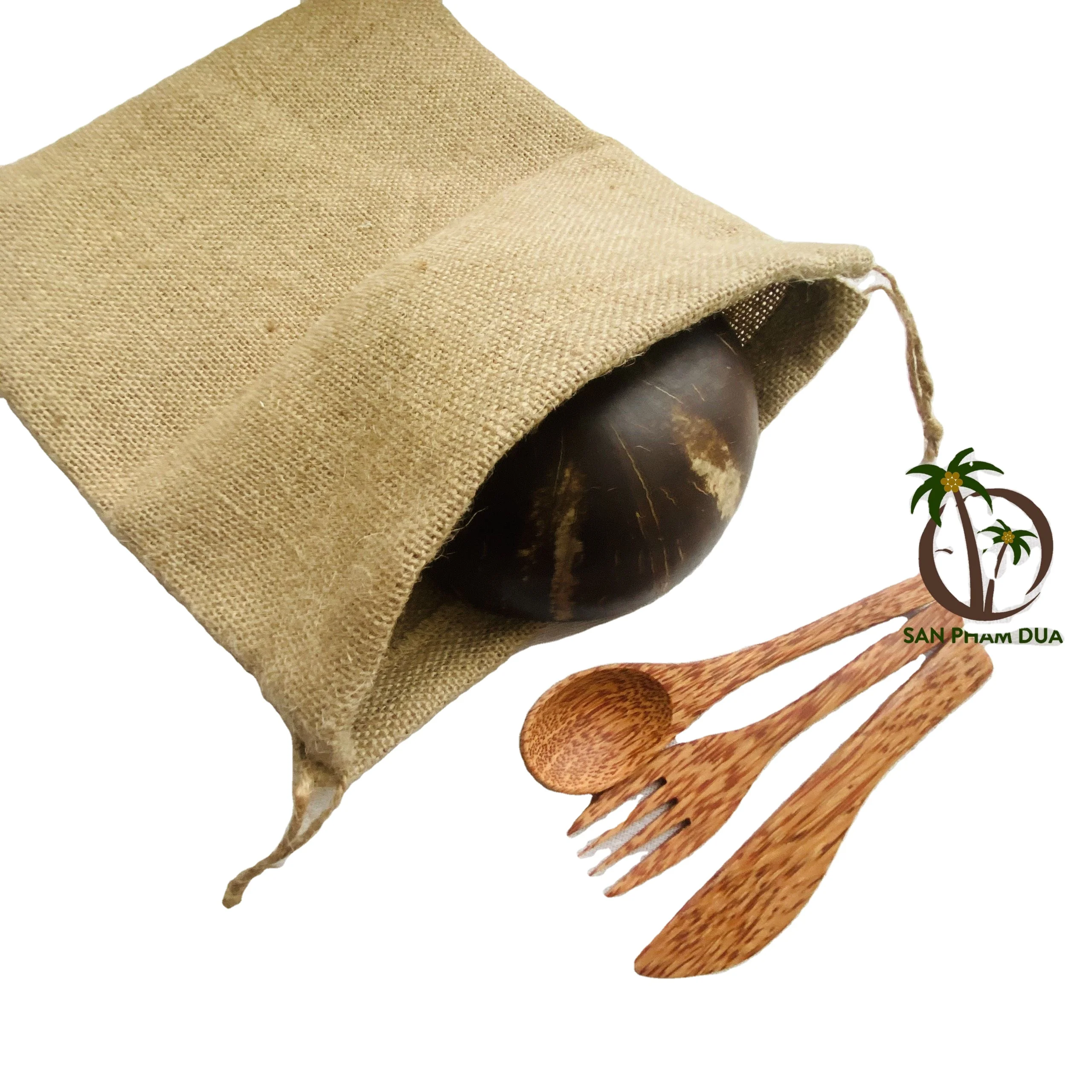 Natural coconut shell bowl/coconut shell hold candle logo engraved coconut bowls vietnam/coconut buddha bowl coconut wood bowl