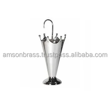 Hammered Brass Umbrella Stand Wholesale Standing Umbrella Holder for Indoor / Outdoor