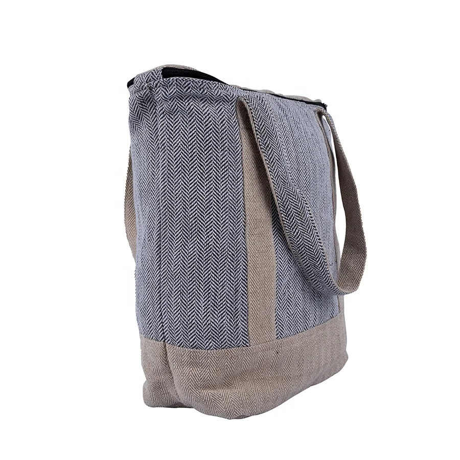 Tote Bag Weaving patterns Fabric Custom Made 2021 Trendy Fashionable Ladies Tote Bag-mummy Tote Bag-cotton/linen