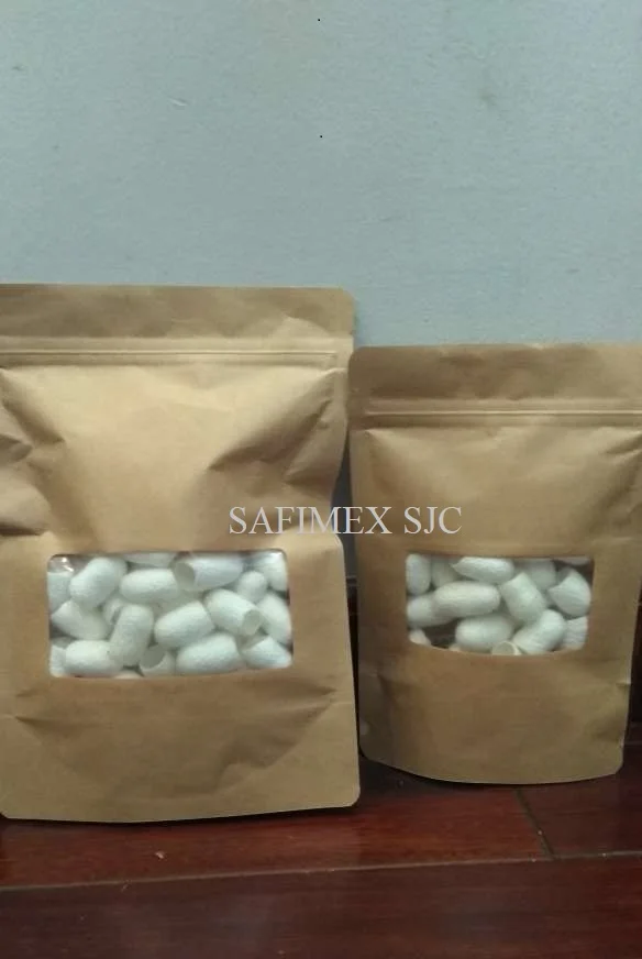 CUT WHITE SILKWORM COCOON FOR FACE CLEANING CHEAP PRICE/NATURAL SILKWORM COCOON FOR YARN FROM VIETNAM