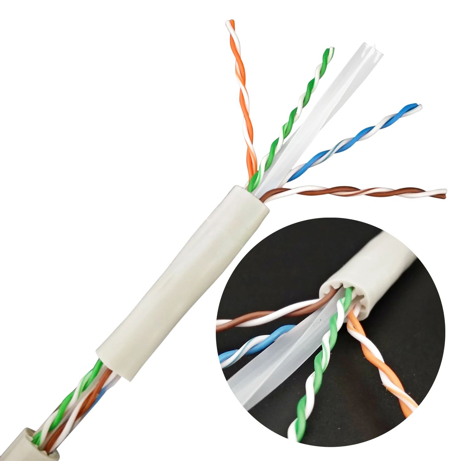 UTP FTP SFTP Cat 6a Network cable 23 AWG Cat 6 Cable Pure Copper 305 Roll CAT6 CAT6A