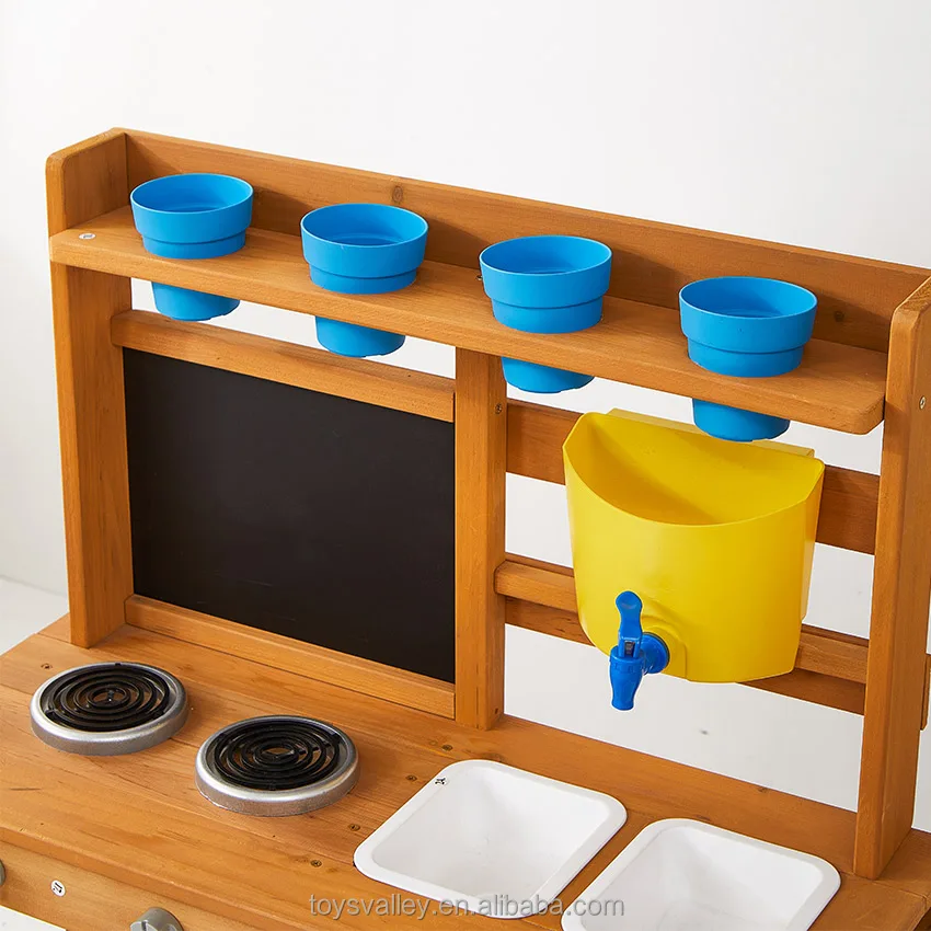 Открытый деревянный детский набор игрушек из нержавеющей стали