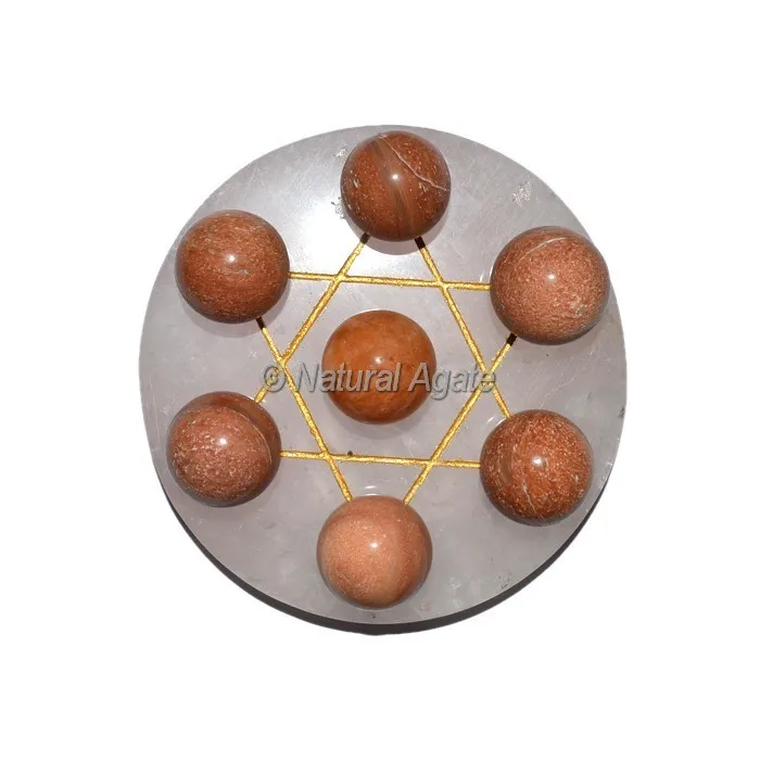 Shop Online for 7 Chakra Pyramids with Rose Quartz Gold David Star | 7 Chakra Pyramids with Rose Quartz David Star