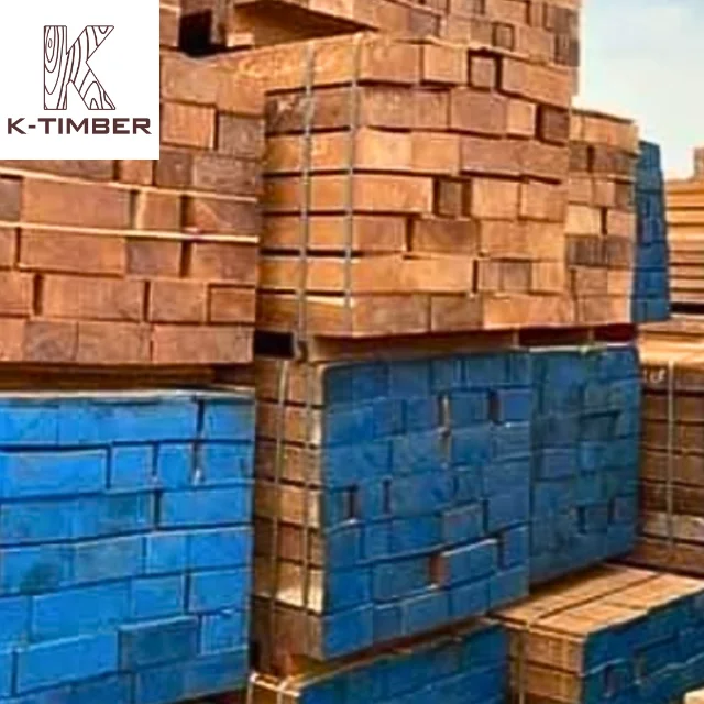 KTIMBER African Supplier Acajou D African Lumber Natural Wood Hard Wood Raw Materials African Oak Wood Construction Building