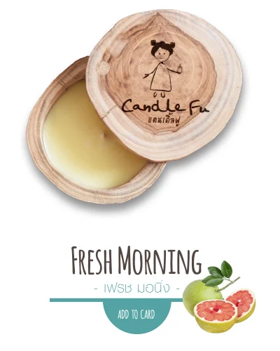 Relaxing aromatherapy scented candle soy wax in Wooden Box (Size M) aroma scented candles  Natural Product From Thailand