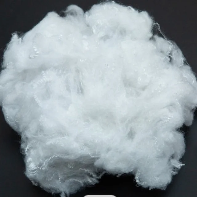 100% Polyester Staple Fiber 6D Micro Solid White Vikohasan Manufacturer and synthetic fiber and GRS recycled polyester fibre