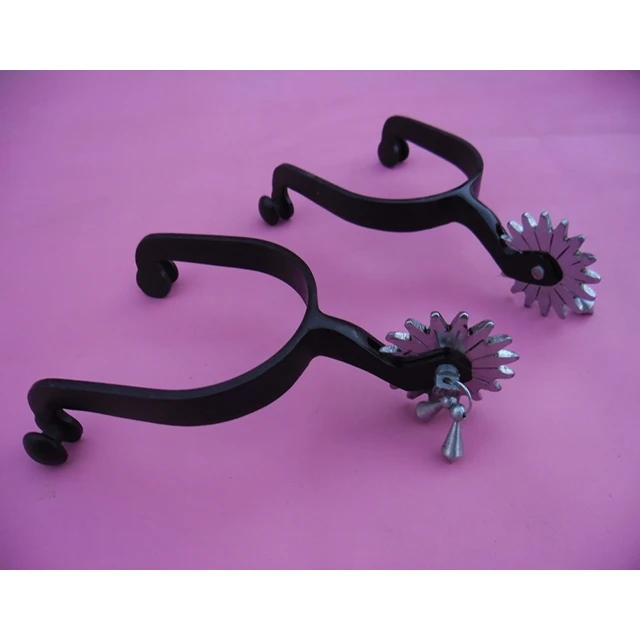 Top Quality Iron Made Horse Riding Spurs for Boots Cowboy Spurs Customizable Sizes