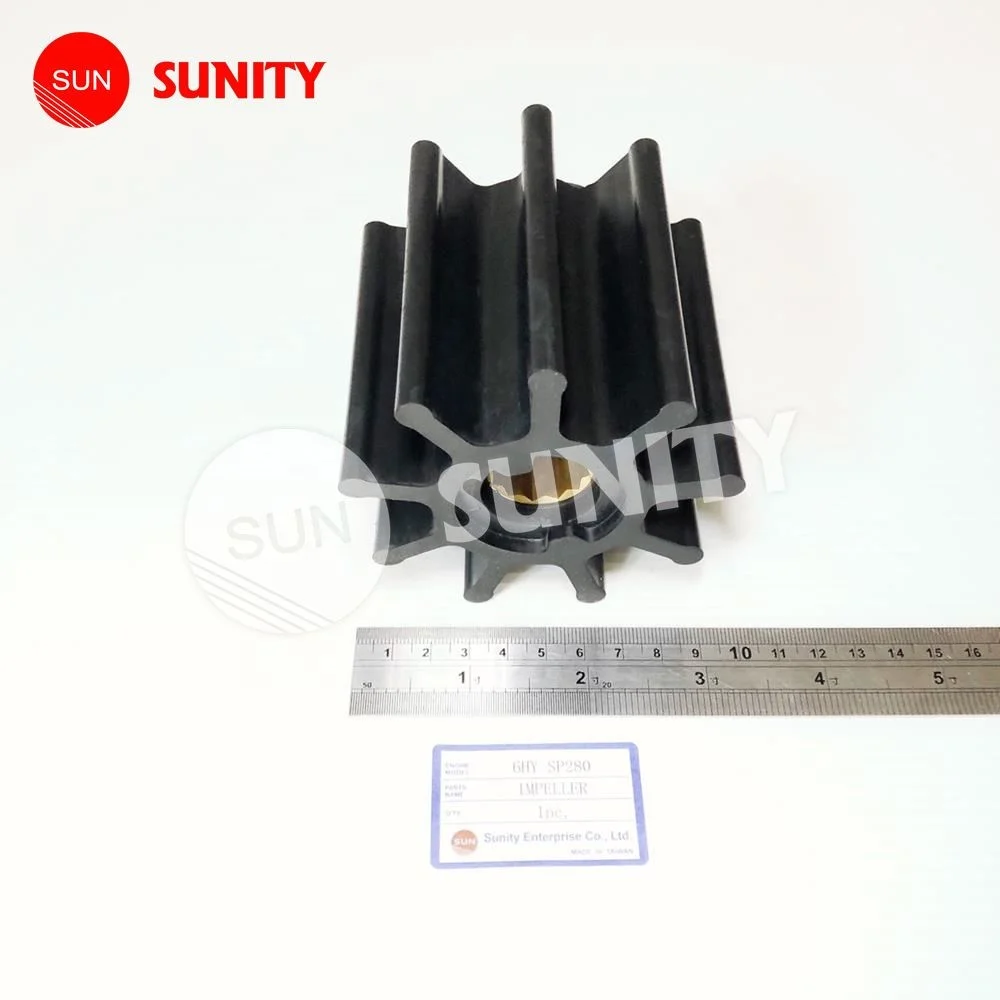 TAIWAN SUNITY high quality 6HY IMPELLER for yanmar SP280 marine engine part