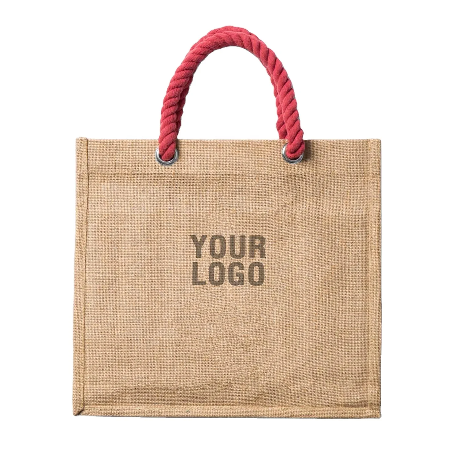 Custom Printed Eco-Friendly Promotional Shopping or Personal use Plain Fancy Jute Bag For Fashion